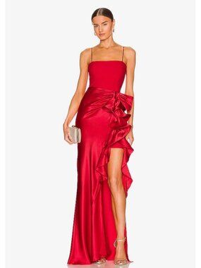 Cinq a Sept Drina Gown in Pimento Red